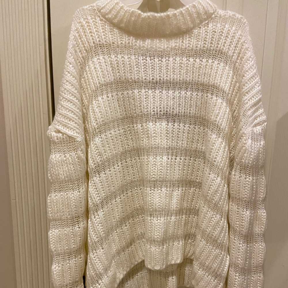 Moon river cream knit sweater